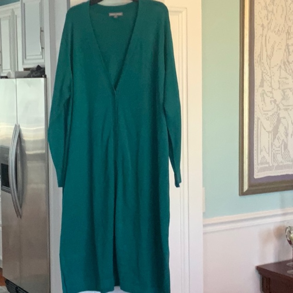Jessica London Teal Knit Sweater